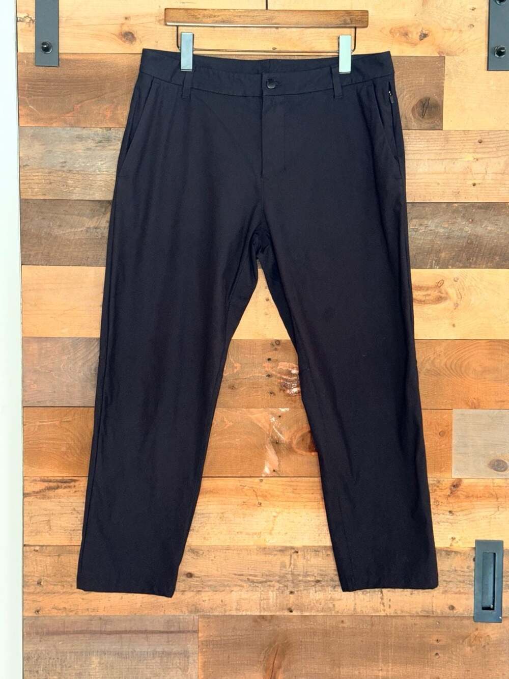 Lululemon Commission Pant Slim Warpstreme 0561 Black Size 34